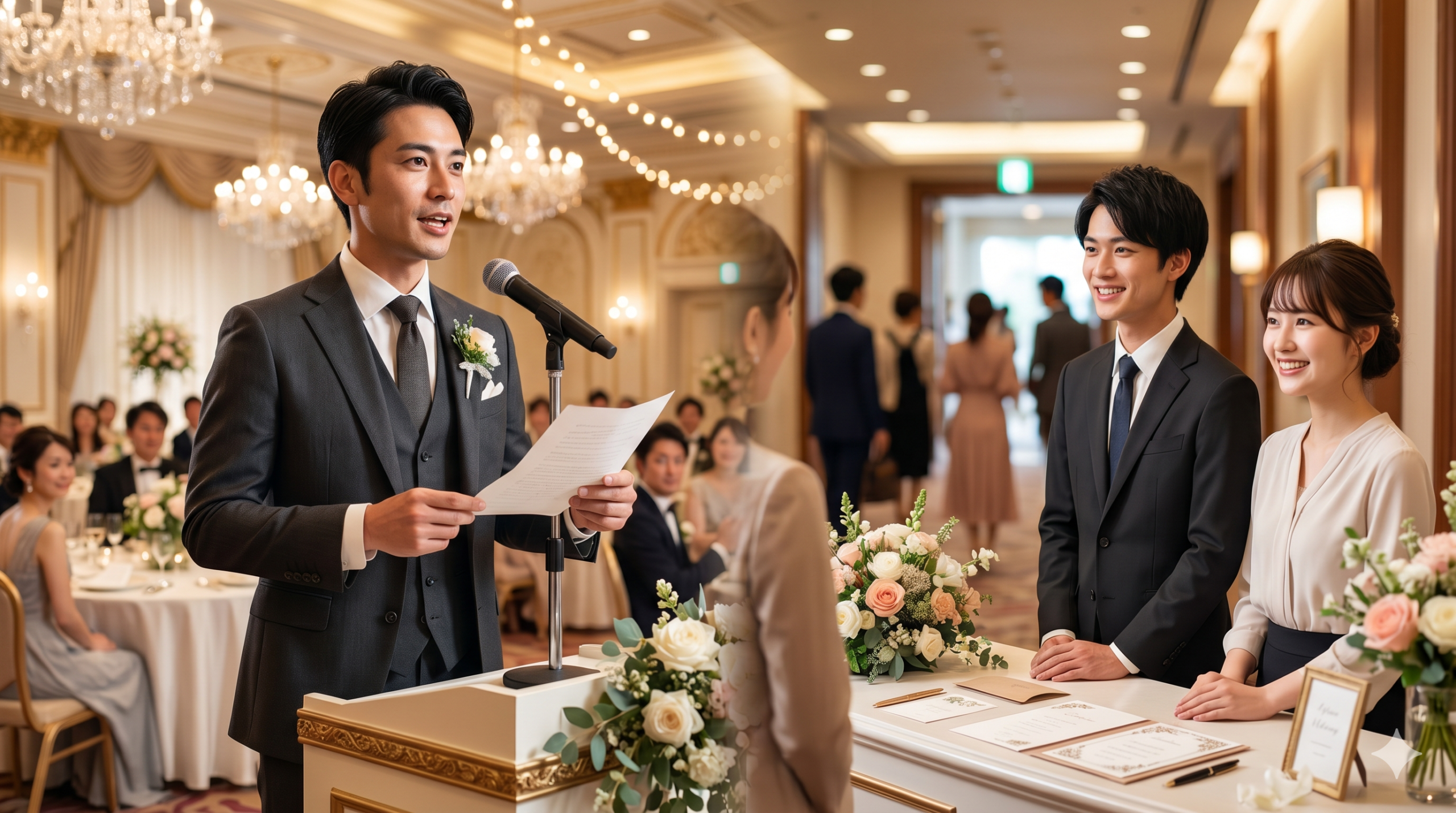 結婚式で主賓挨拶やスピーチ、受付を頼める人がいない。ゲスト代行サービスで大役を依頼する際の費用相場や注意点、バレないための対策を徹底解説！
