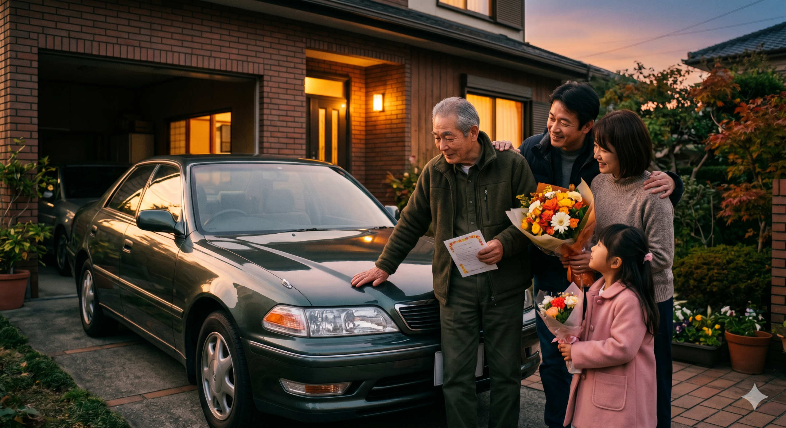 免許返納。親が前向きにハンドルを置く「お別れの儀式」と次世代へ繋ぐ車買取のストーリー