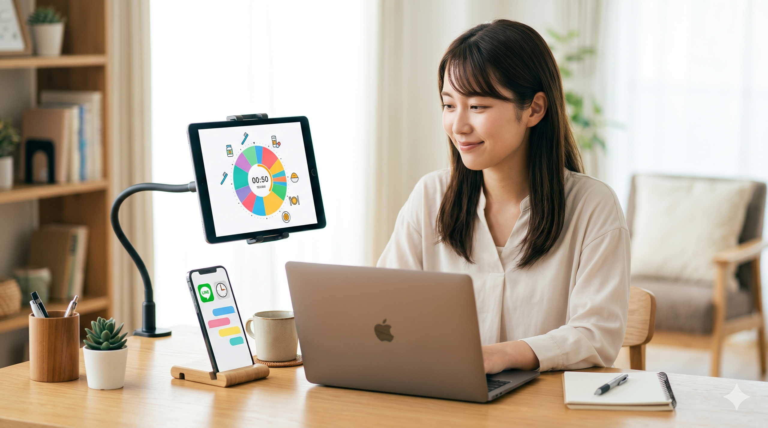 LINE「リマインくん」と習慣化アプリ「Tiimo」の賢い使い分けと常時表示の魔法